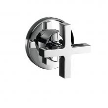 Axor 39967001 - Citterio Volume Control Trim with Cross Handle in Chrome