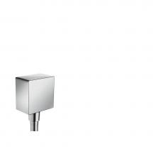 Axor 36732001 - ShowerSolutions Wall Outlet Square with Check Valves in Chrome