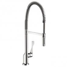 Axor 39841001 - Citterio Semi-Pro Kitchen Faucet 2-Spray, 1.5 GPM in Chrome