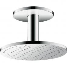 Axor 35365001 - ShowerSolutions Showerhead 250 2-Jet Ceiling Connection, 1.75 GPM in Chrome