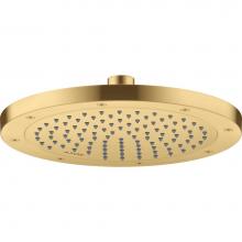 Axor 35386251 - ShowerSolutions Showerhead 245 1-Jet, 1.5 GPM in Brushed Gold Optic