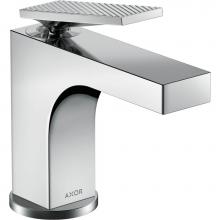 Axor 39001001 - Citterio Single-Hole Faucet 90 with Pop-Up Drain- Rhombic Cut, 1.2 GPM in Chrome