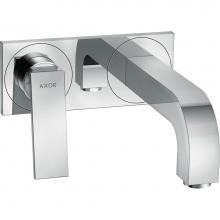 Axor 39119001 - Citterio Wall-Mounted Single-Handle Faucet Trim with Base Plate, 1.2 GPM in Chrome