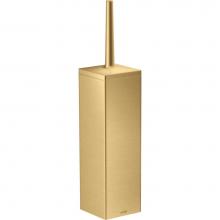 Axor 42655250 - AXOR Universal Rectangular  Toilet Brush Holder, Wall-Mounted in Brushed Gold Optic