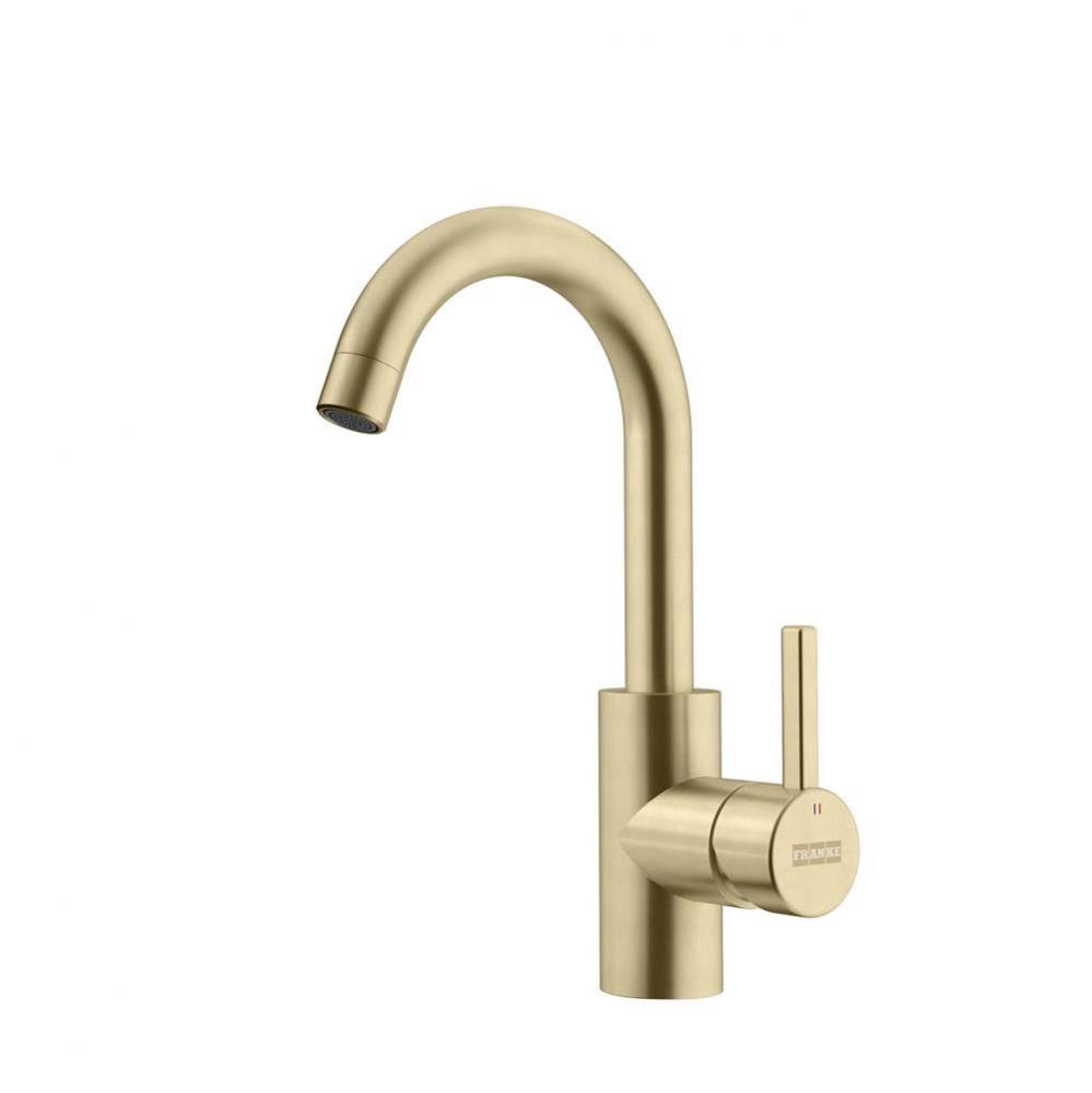 Eos Neo 11.25-inch Single Handle Swivel Spout Bar Faucet in Gold, EOS-BR-GLD