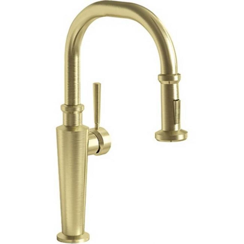 Absinthe Pull Down Satin Brass