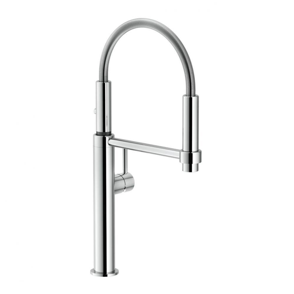 Pescara 18-inch Single Handle Semi-Pro Kitchen Faucet in Polished Chrome, PES-360-CHR