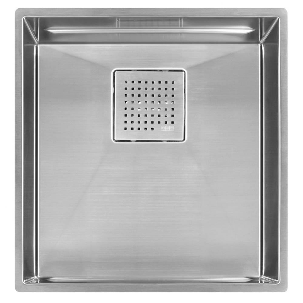 Peak 17-in. x 18-in. 16 Gauge Stainless Steel Undermount Single Bowl Kitchen Sink - PKX11016