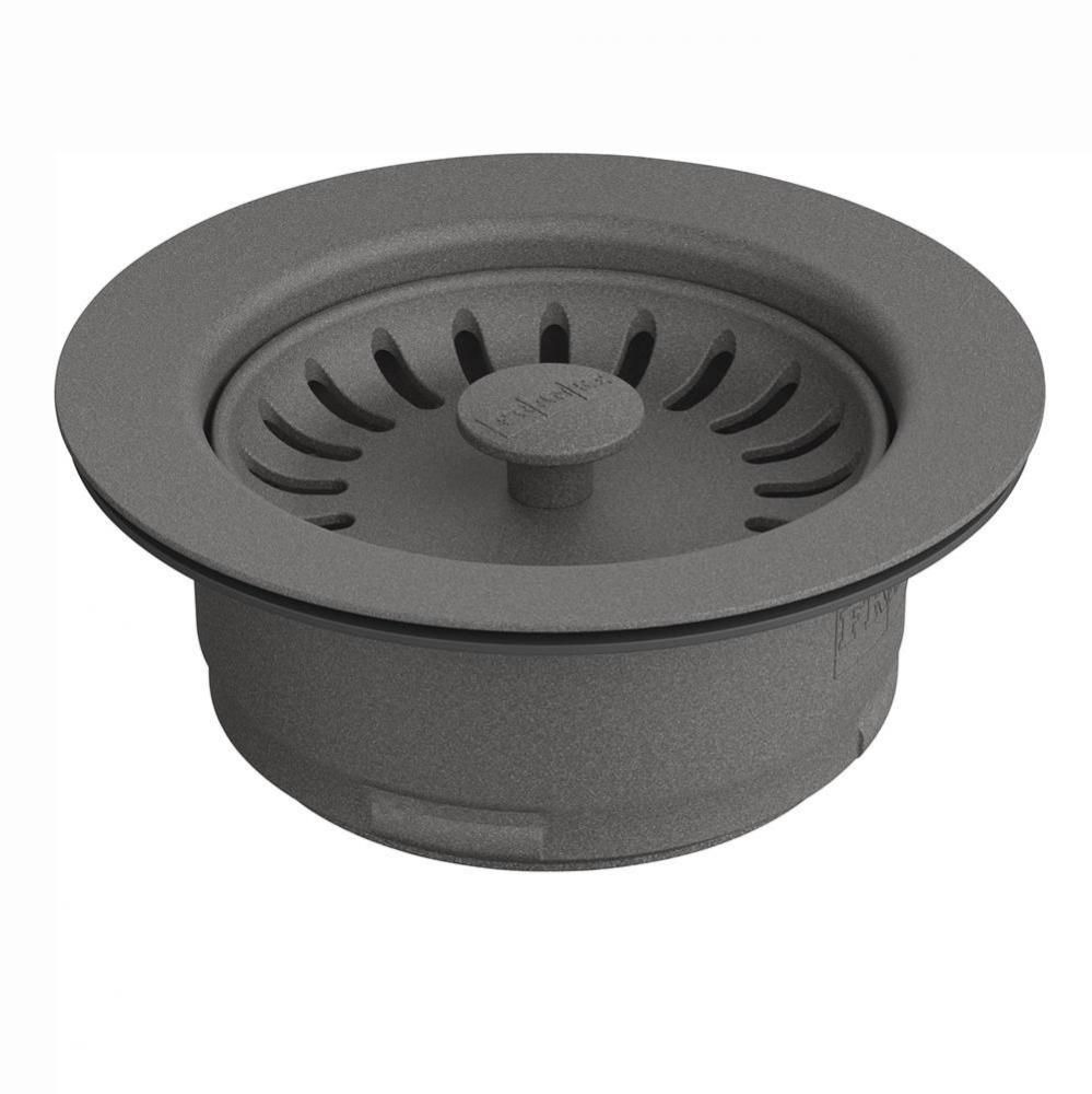 Colorline Replacement Waste Disposer Flange for Kitchen Sink in Stone Grey