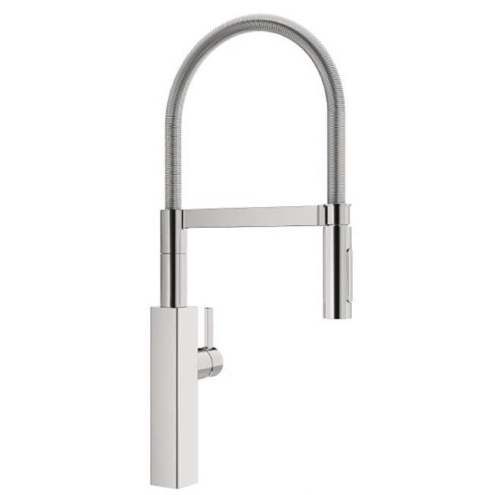 Crystal Pull Down Kitchromeen Faucet-Chrome