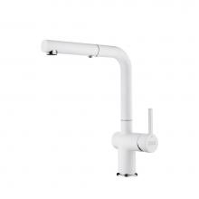 Franke ACT-PO-PWT - 12.25-inch Contemporary Single Handle Pull-Out Faucet in Polar White, ACT-PO-PWT