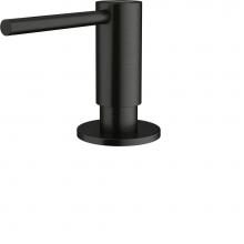 Franke ATL-SD-IBK - ATL-SD-IBK Atlas Series Single Hole Top Refill Soap Dispenser, Black Stainless Steel