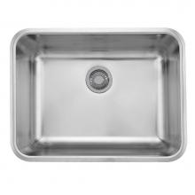 Franke GDX11023 - Grande 24.75-in. x 18.7-in. 18 Gauge Stainless Steel Undermount Single Bowl Kitchen Sink - GDX1102