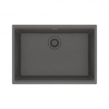 Franke MAG11025-SHG - Franke Maris Undermount 27-in x 19-in Fragranite Single Bowl Kitchen Sink in Stone Grey