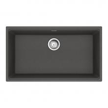 Franke MAG11029-SLG-S - Maris Undermount 31-in x 17.81-in Granite Single Bowl Kitchen Sink in Slate Grey