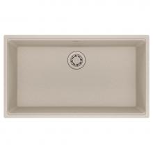 Franke MAG11031-CHA - Franke Maris Undermount 33-in x 18.94-in Fragranite Single Bowl Kitchen Sink in Champagne