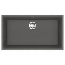 Franke MAG11031-SHG-S - Maris Undermount 33-in x 18.94-in Granite Single Bowl Kitchen Sink in Stone Grey