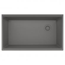 Franke MAG11031OW-SHG - Maris Undermount 33-in x 19.31-in Granite Single Bowl Kitchen Sink in Stone Grey