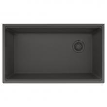 Franke MAG11031OW-SLG - Maris Undermount 33-in x 19.31-in Granite Single Bowl Kitchen Sink in Slate Grey