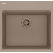 Franke MAG61020-OYS - Franke Maris Dual Mount 21.6-in x 20.8-in Fragranite Single Bowl Kitchen Sink in Oyster