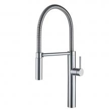 Franke PES-SP-304 - Pescara 16.5-inch Single Handle Semi-Pro Kitchen Faucet with Magnetic Sprayer Dock in Stainless St