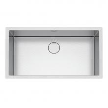 Franke PS2X110-33 - Professional 2.0 35.5-in. x 19.5-in. 16 Gauge Stainless Steel Undermount Single Bowl Kitchen Sink