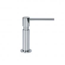 Franke UNI-SD-CHR - UNI-SD-CHR Single Hole Top Refill Soap Dispenser, Polished Chrome