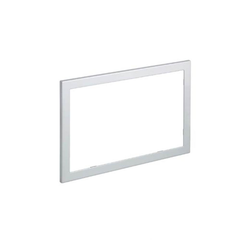 Geberit cover frame for Omega60 actuator plate, square: chrom / brushed, easy-to-clean coated