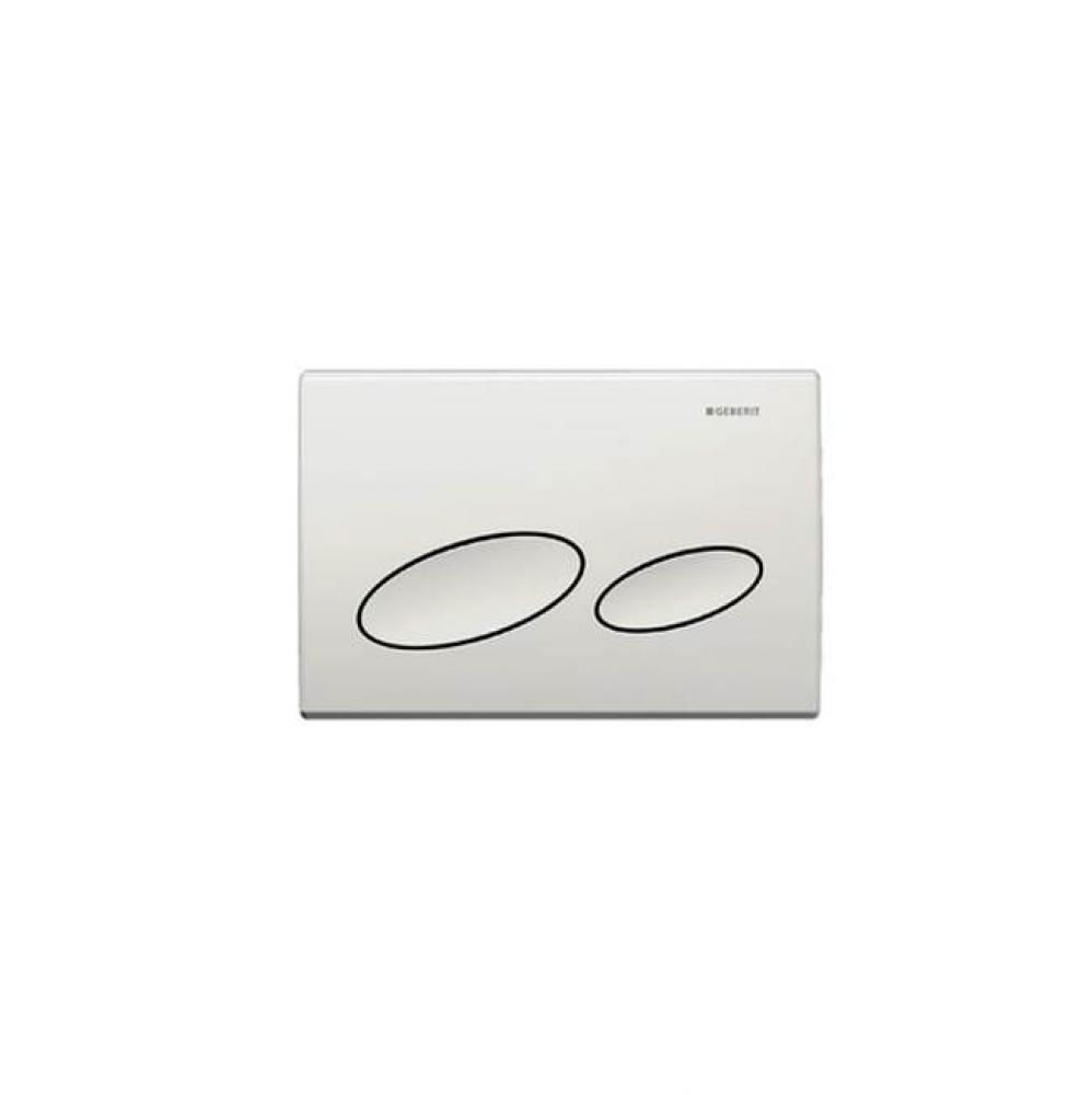 Geberit actuator plate Kappa20 for dual flush: white alpine