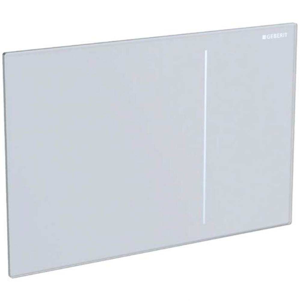 Geberit actuator plate Sigma70 for dual flush, for Sigma concealed cistern 8 cm: glass umber