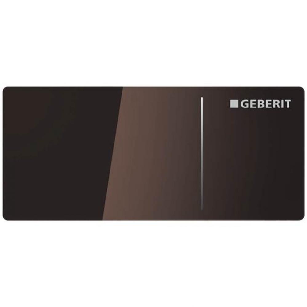 Geberit remote flush actuation type 70 for dual flush, for Sigma concealed cistern 12 cm: umber gl