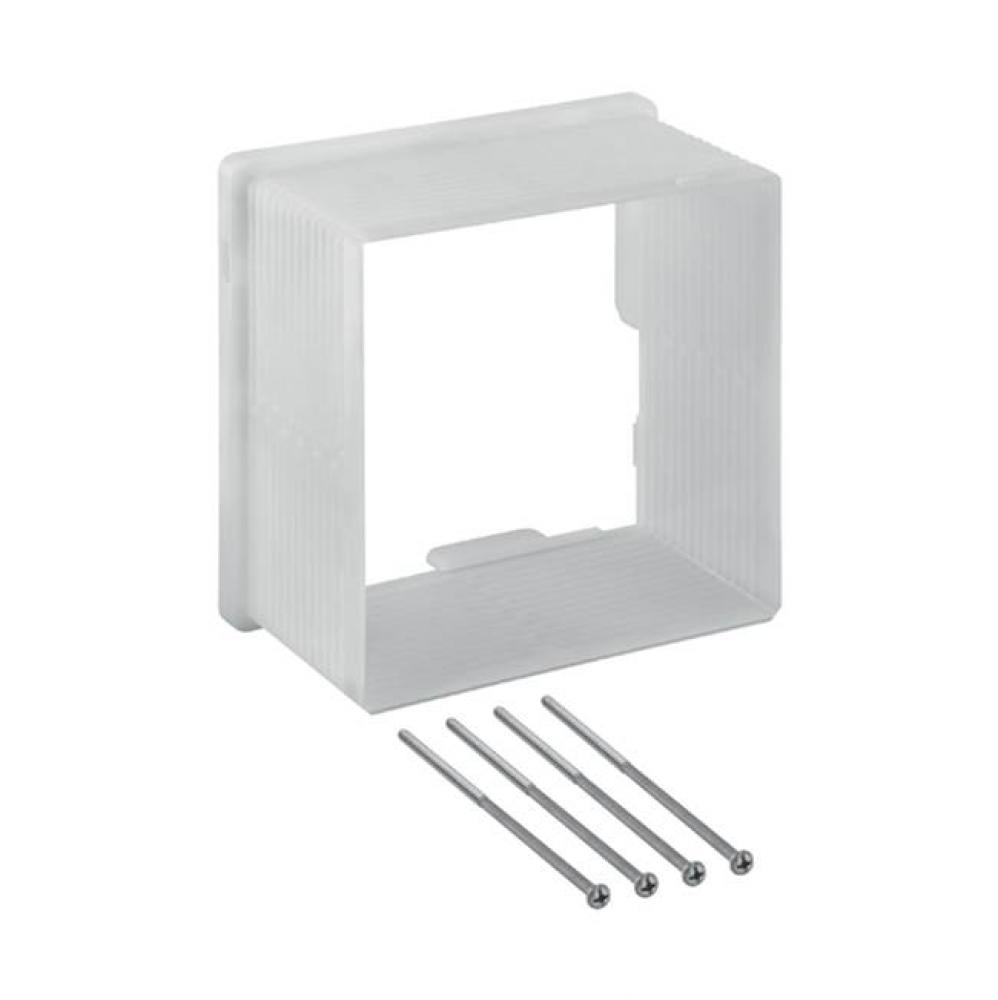 Protection box for service opening, Geberit urinal flush control