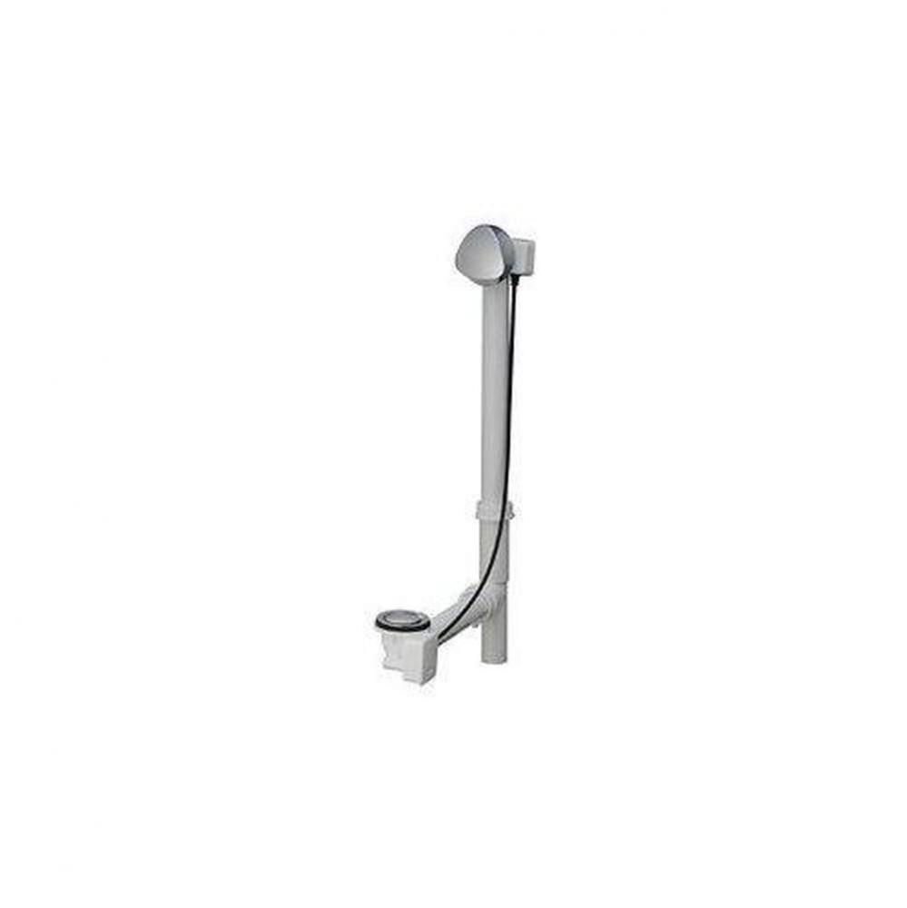 Geberit bathtub drain with TurnControl handle actuation, rough-in unit 17-24'' PP with r