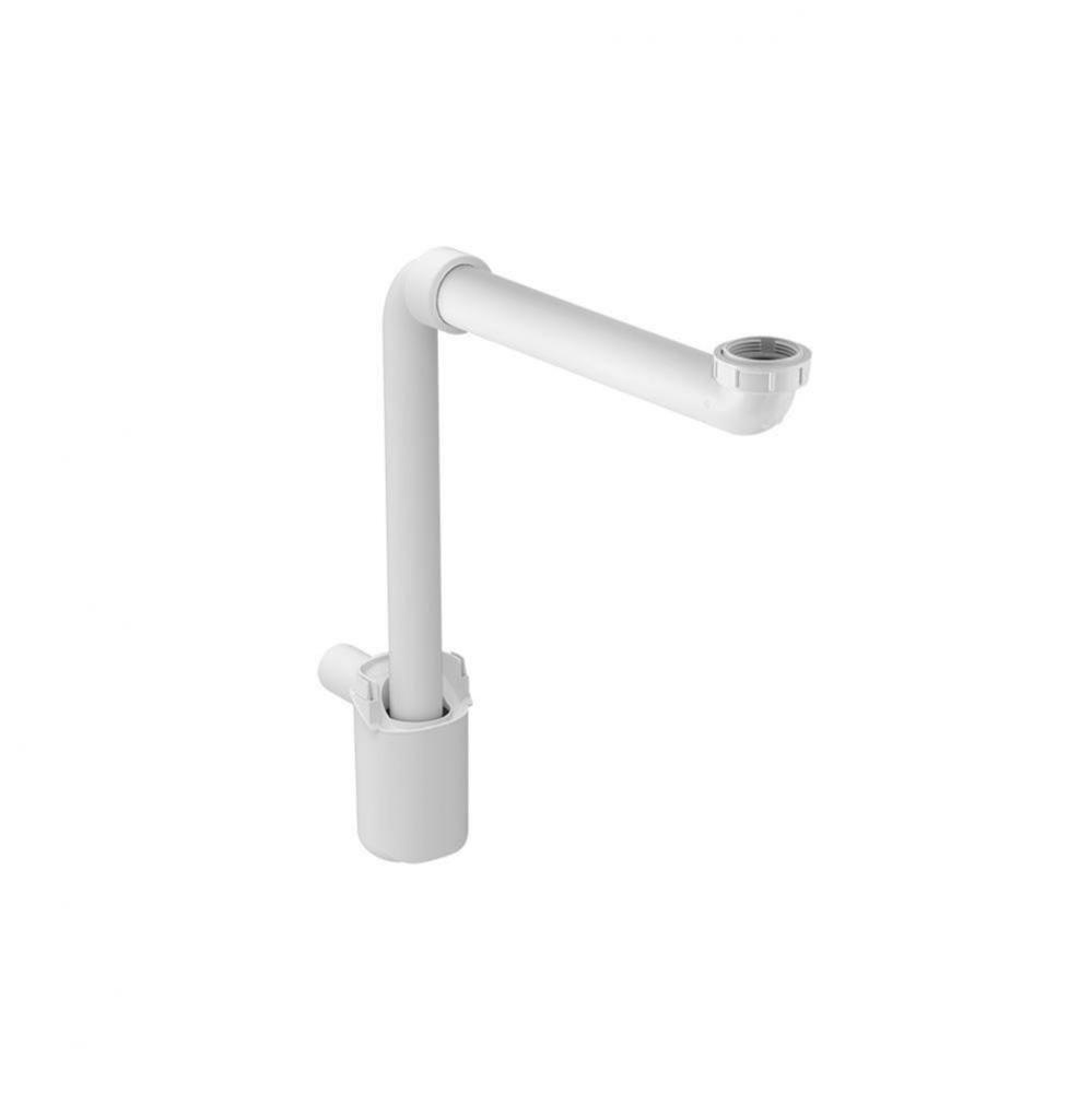 Geberit bottle trap with dip tube for washbasin, space-saving model, horizontal outlet: d=32mm, G=