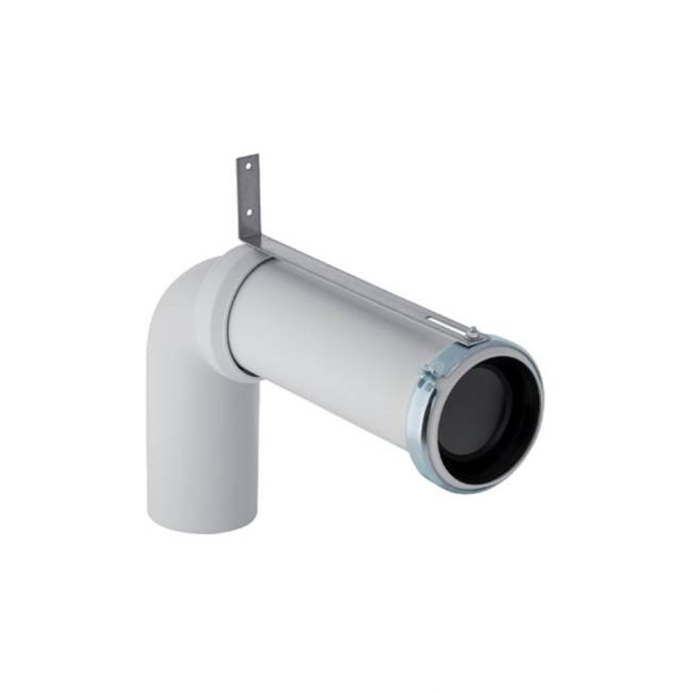 Geberit connection bend 90 Degrees set with extension: d110mm