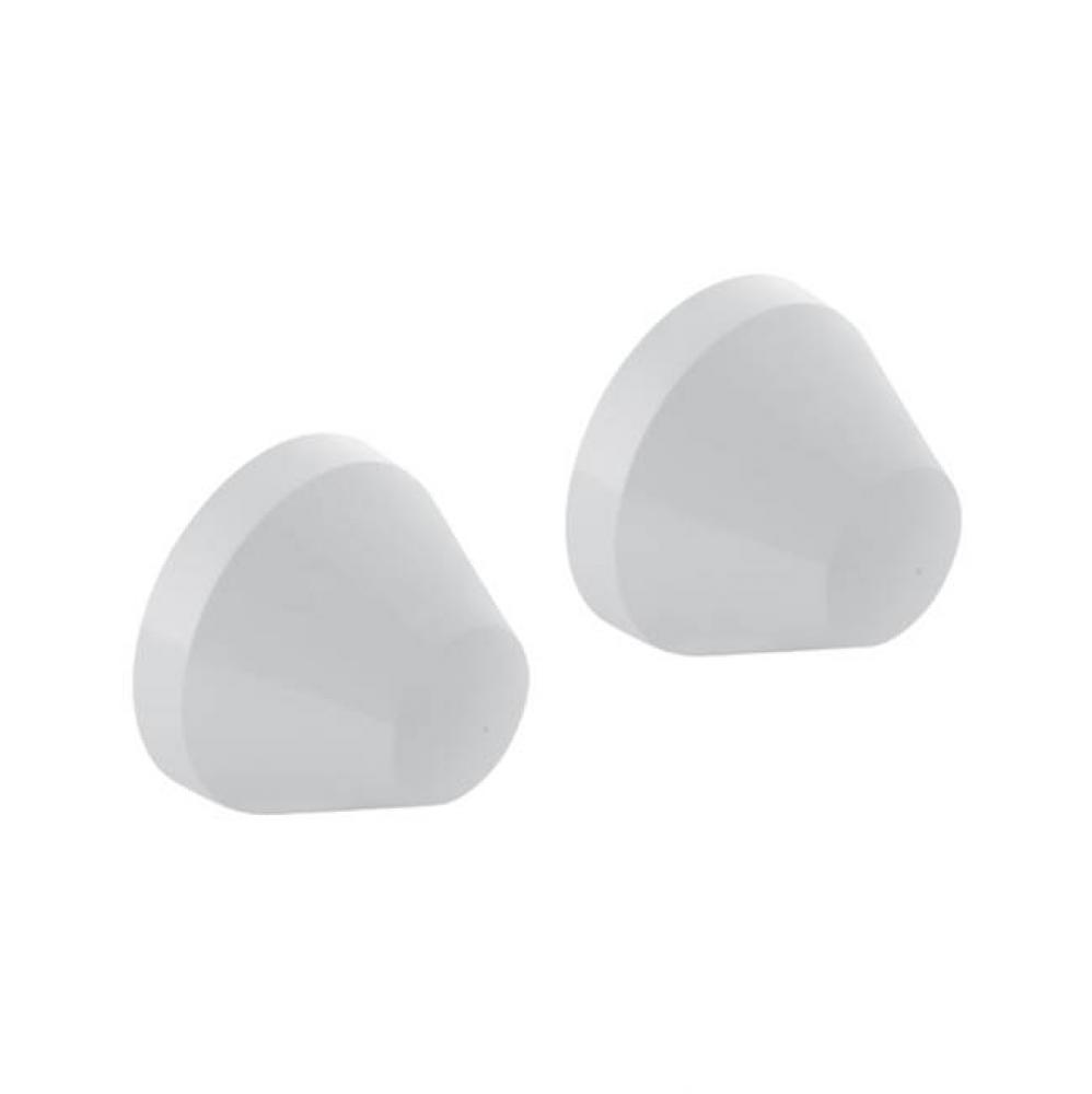 Geberit cover cap sets (2 pc.): matt chrome-plated