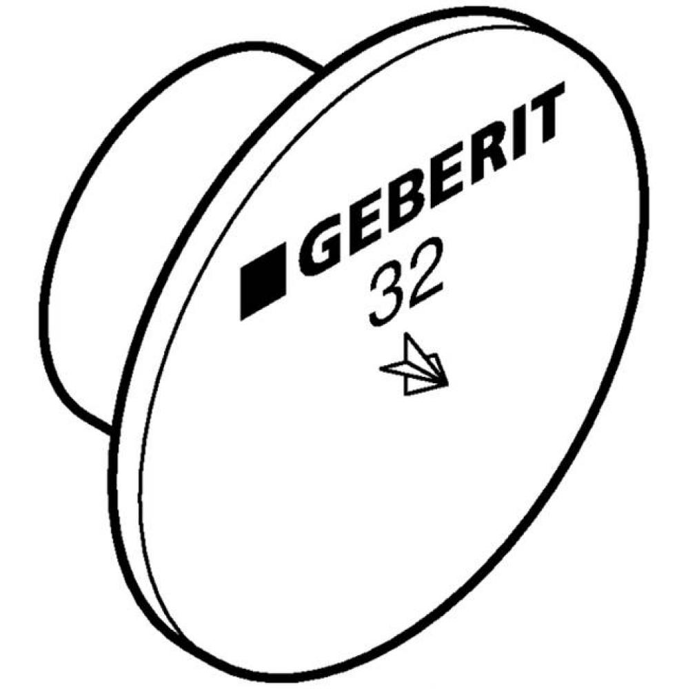 Geberit protective plug with punching tip d40