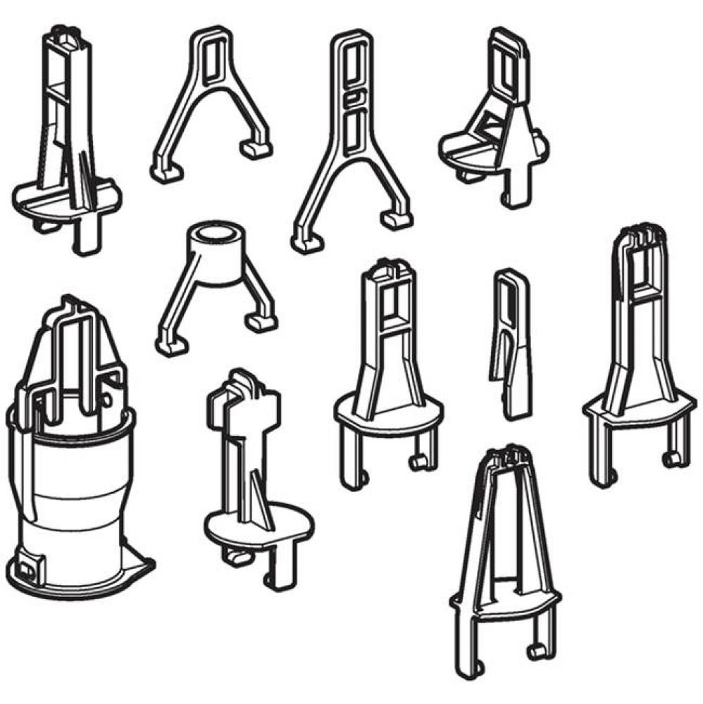 Flush valve bracket for Geberit flush valves