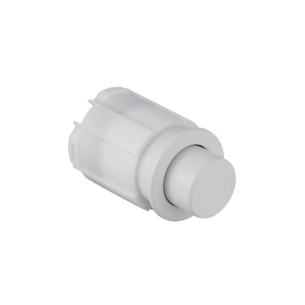 Actuator for Geberit WC flush control with pneumatic flush actuation, single flush: white alpine