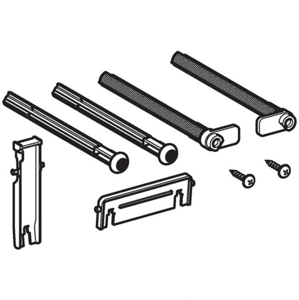 Actuator rod set for Geberit actuator plate