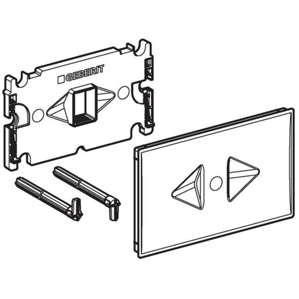 Protection box for compensation frame, for Geberit actuator plate Sigma60