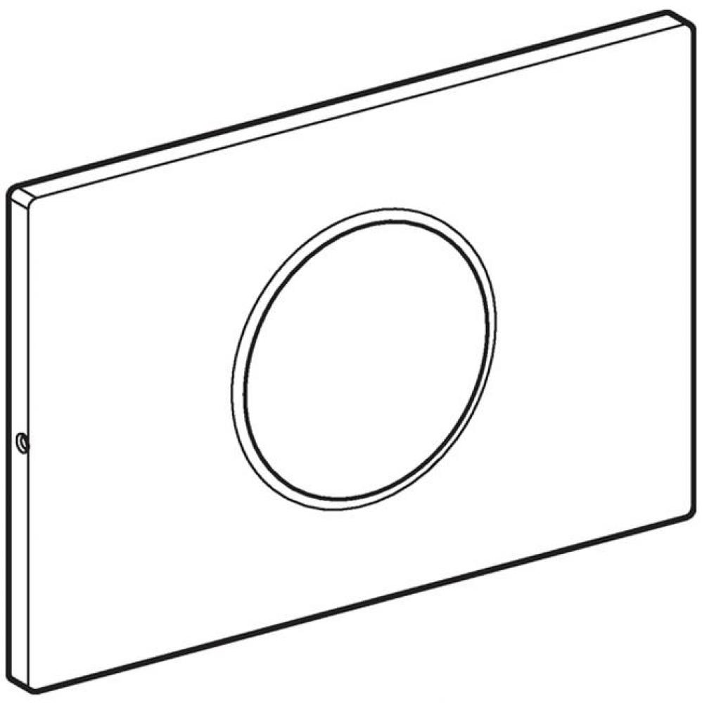Actuator plate Sigma10 for Geberit WC flush control with electronic flush actuation: stainless ste
