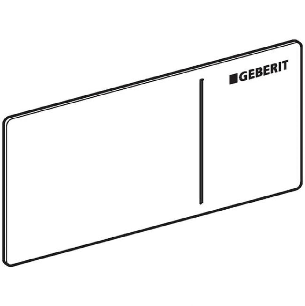Actuator plate for Geberit remote flush actuation type 70: umber glass