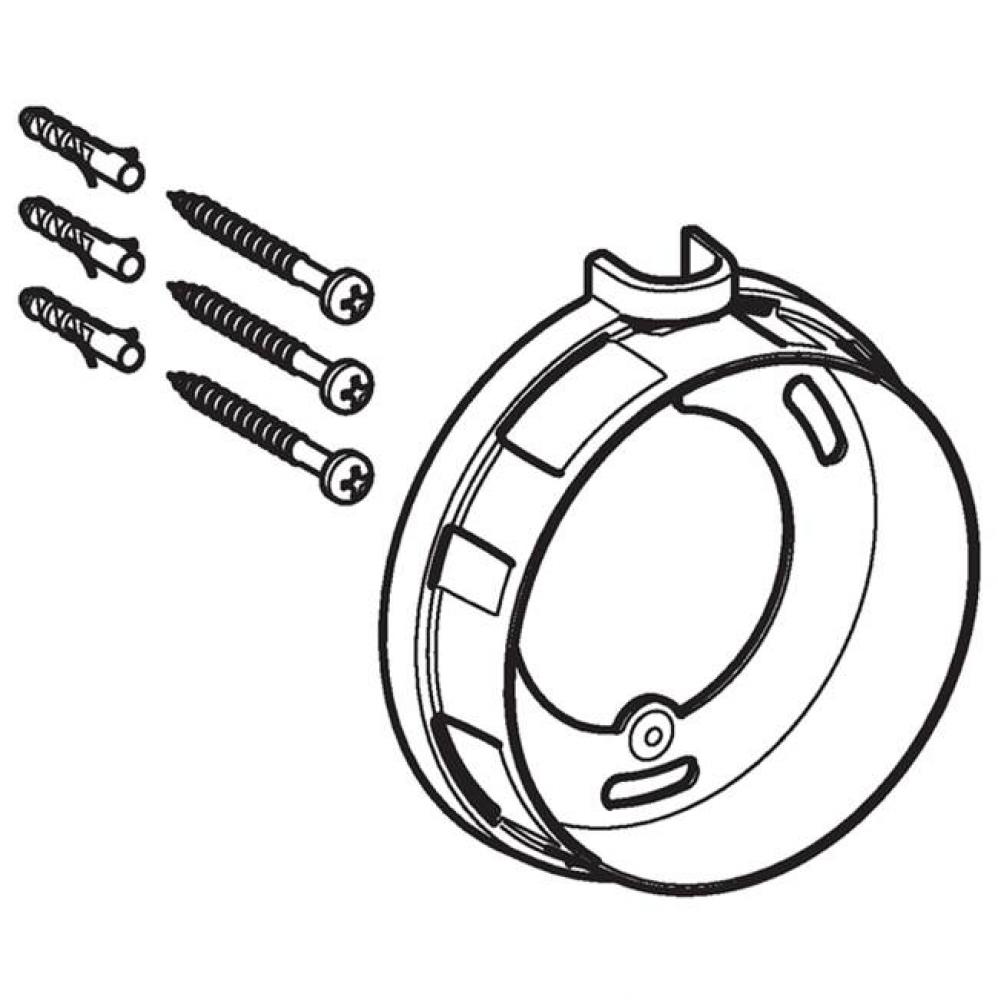 Fastening ring for Geberit remote flush actuation type 01, exposed actuator