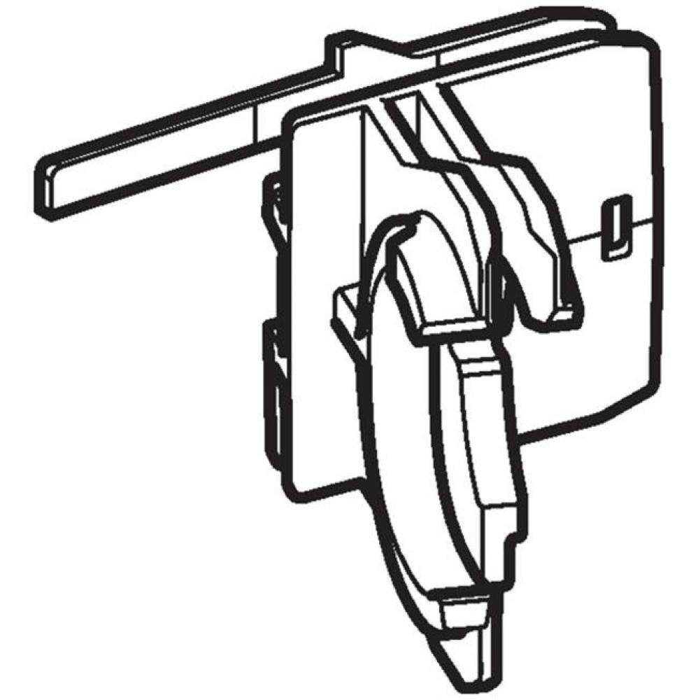 Mounting clip for Geberit fill valve type 380 and Geberit Omega concealed cistern