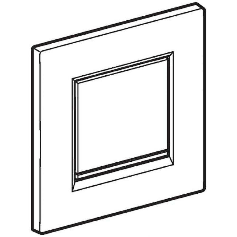 Actuator plate type 30 for Geberit urinal flush control with pneumatic flush actuation: bright chr