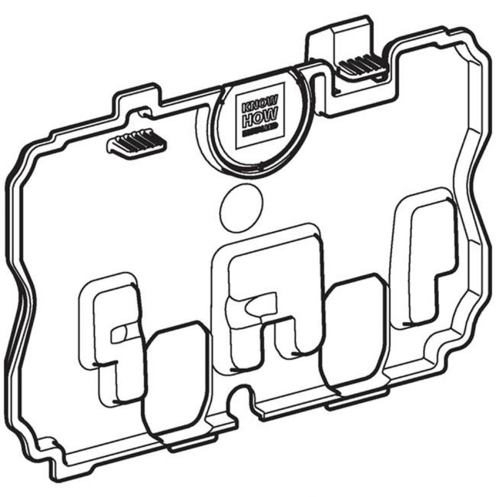 Protection plate for Geberit actuator plate Sigma60