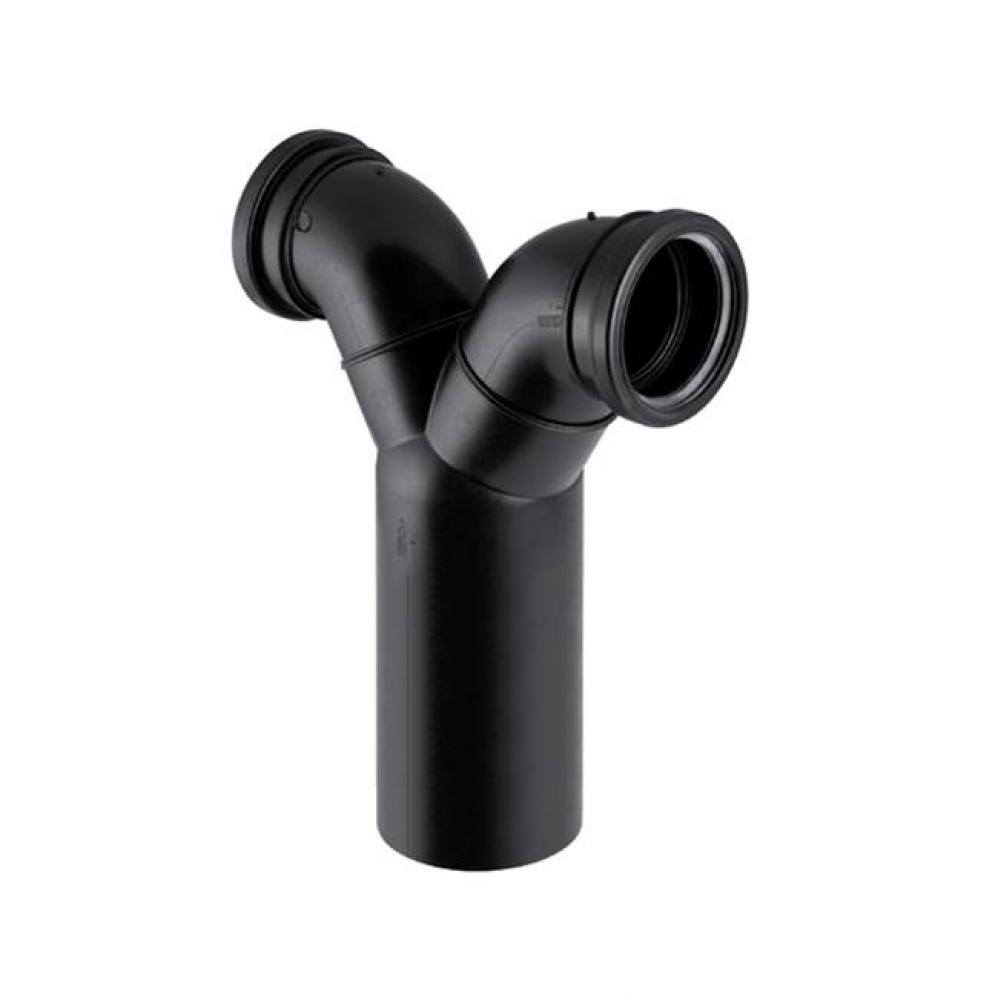 Geberit PE double connection bend 90 Degrees: d110mm d1=90mm