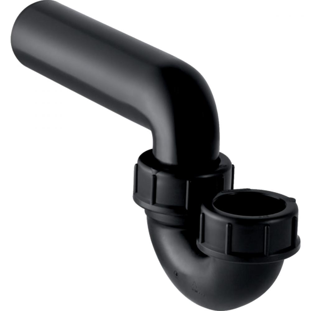 Geberit P-trap for sink, with compression joint, vertical inlet and horizontal outlet: d=56mm, d1=