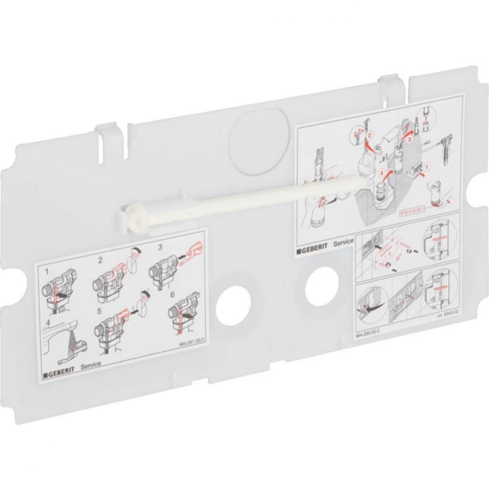 Protection Plate For Twinline Concealed Cistern